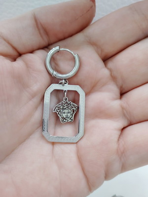 Dangling earrings silver, new