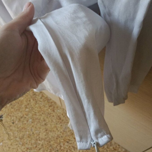 White cotton shirt like new, size L