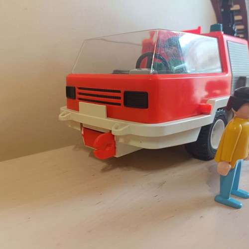 Playmobil vintage fire truck used