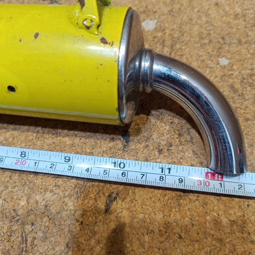 Exhaust silencer used from two-stroke