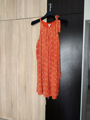 Mango short summer dress like new, orange