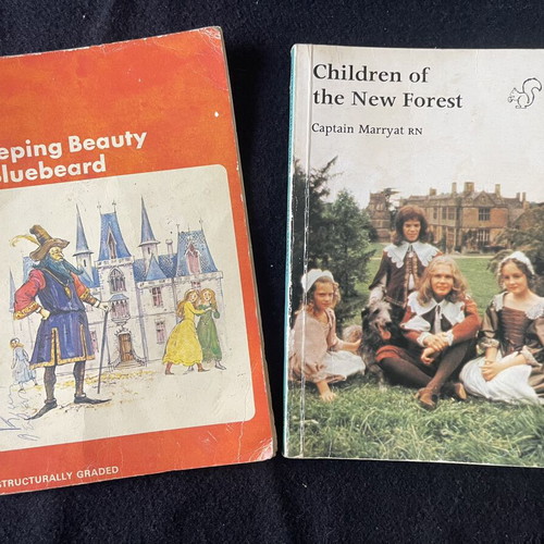 Oxford and Longman Readers English books used, pack of 2