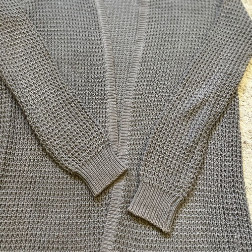 Gray knitted cardigan Esmara like new, size S (36/38)