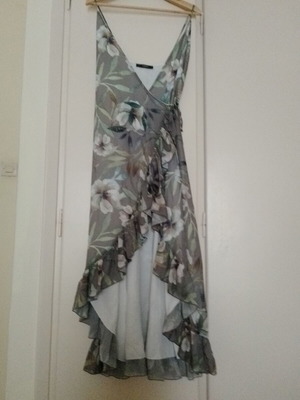 Cento Fashion floral wrap dress like new, multicolor