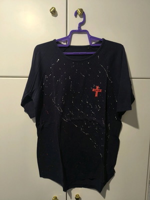 Crossover men's T-shirt blue, like new, size L