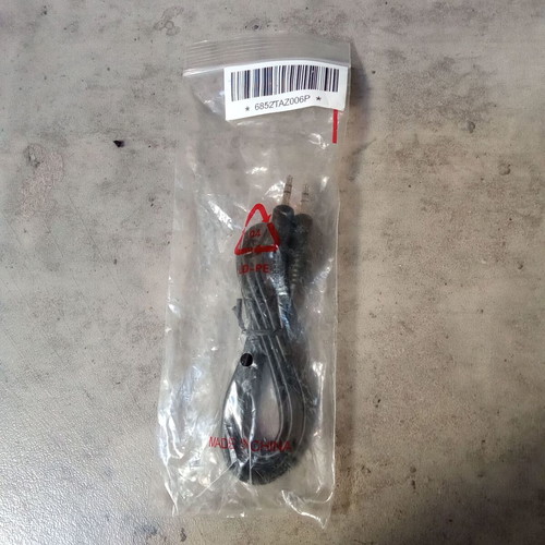 Mini Jack 3.5 mm to 3.5 mm cable sealed new