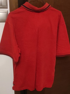 Puma men's shirt like new, size M, black and red
