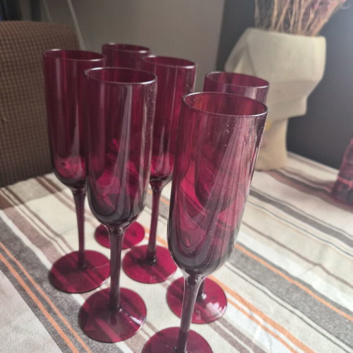 Reijmyre B6 Vintage Champagne Glasses set of 6, like new