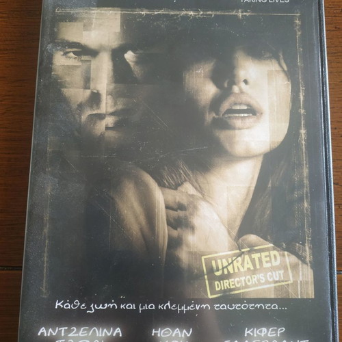 Taking Lives DVD used, thriller crime adventure with subtitles