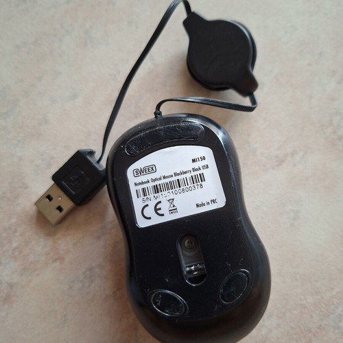 Notebook optical mouse blackberry black USB