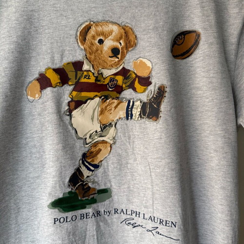 Polo Ralph Lauren T shirt gray like new, size L