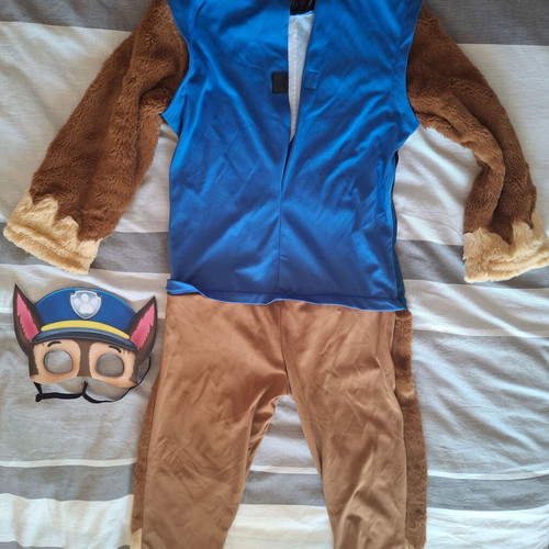 Paw Patrol Chase Kids Carnival Costume like new, size 4-6 years
