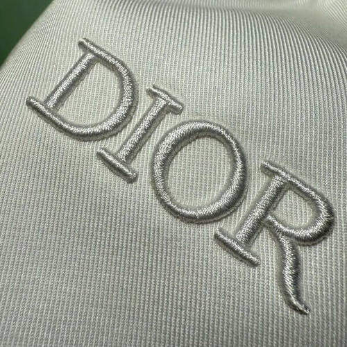 Dior toiletry bag pouch new, white with silver details