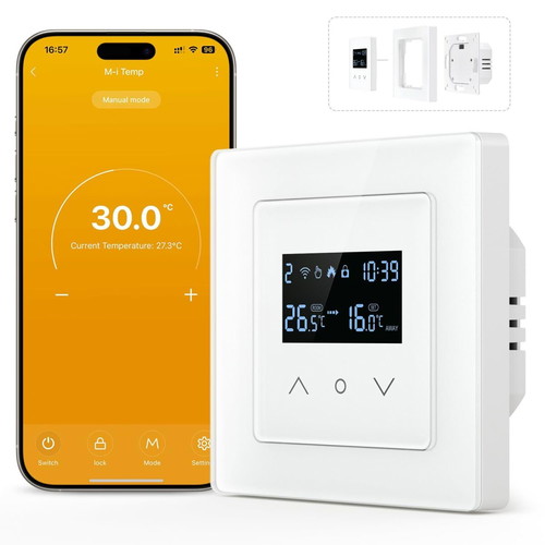 Smart WiFi Thermostat for Underfloor Heating MIUCDA 16A like new