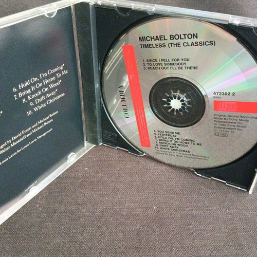 Michael Bolton Timeless The Classics CD like new, pop