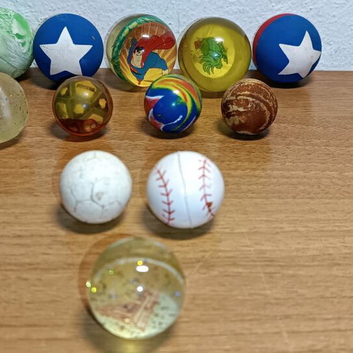 Crazy balls used, pack of 12, 90s