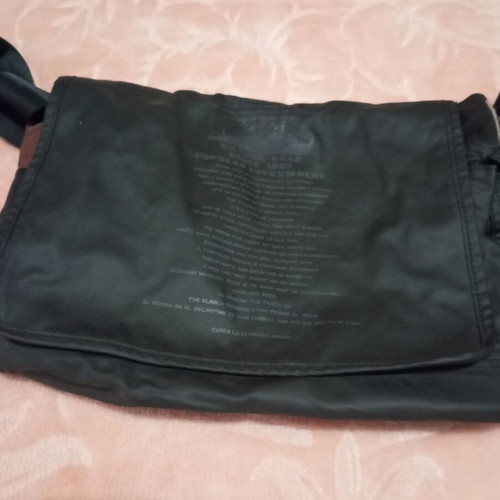 Men's crossbody bag new, black with adjustable strap