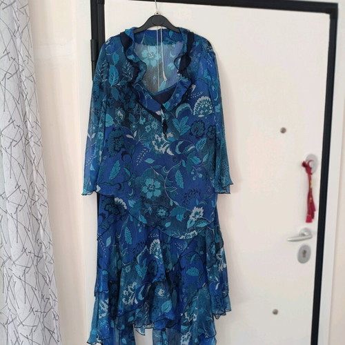 Women's set of three pieces like new in shades of blue and petrol