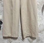 ASOS Beige High-Waisted Wide Leg Trousers Size M used