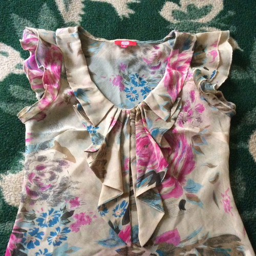 Women's short-sleeve blouse like new, size S/M 8