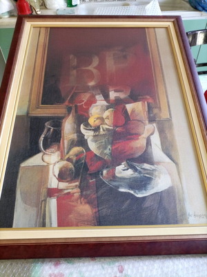 Πίνακας 80x62 εκ. σαν καινούργιος, νεκρή φύση