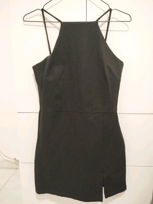 Black short dress Stradivarius new, size M