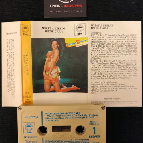 Irene Cara What A Feelin' cassette tape used, pop