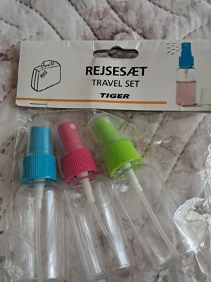 Σετ μπουκαλάκια ταξιδιού σπρέι 3, νέα, 40ml το καθένα