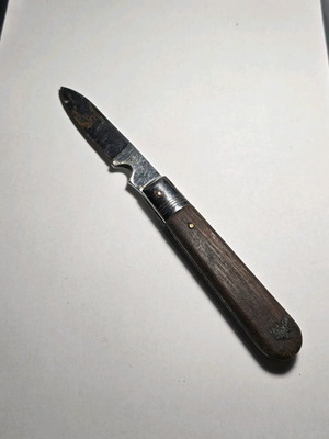 Electrician folding pocket knife used, military style
