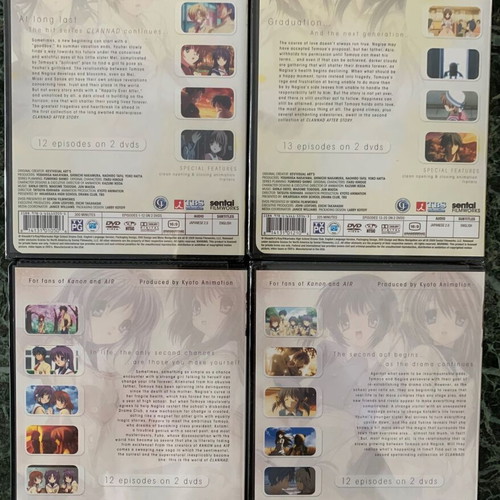 Clannad DVD set new, complete series with subtitles
