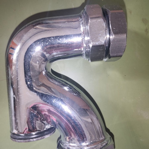 Prandelli Brass Sink P-Trap New Chrome Finish