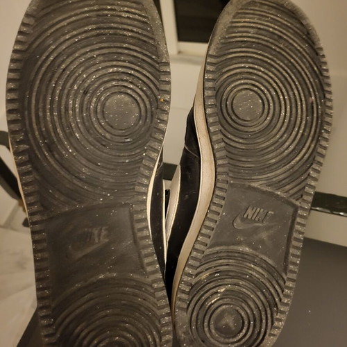 Nike Court Vision Mid sneakers like new, size 47.5, black and white