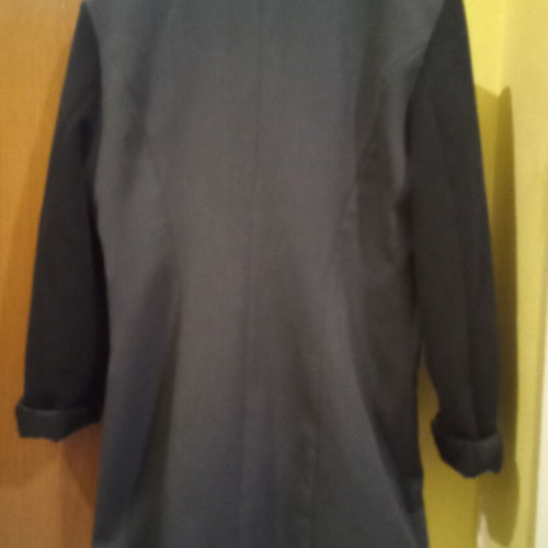 Asymmetric women's jacket S/M used, grey and black