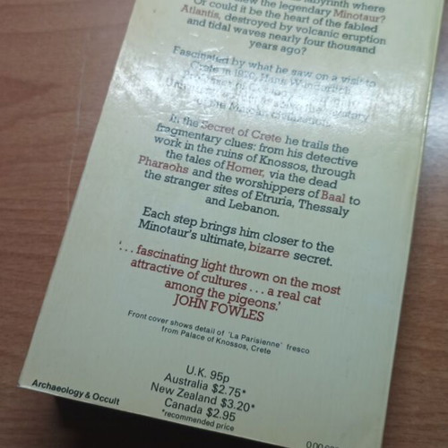The Secret of Crete book like new