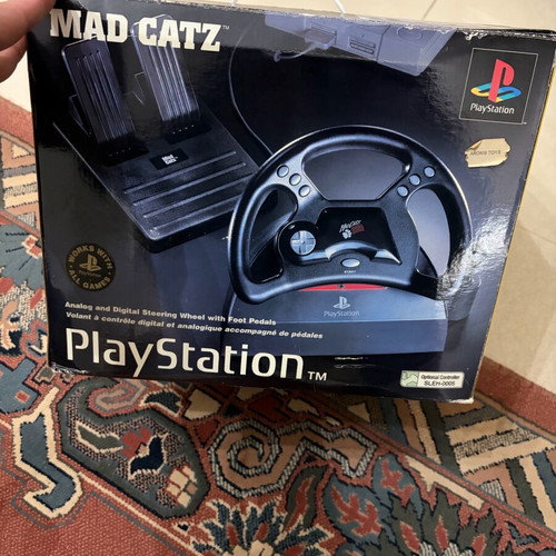 PlayStation steering wheel new