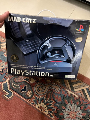 PlayStation steering wheel new