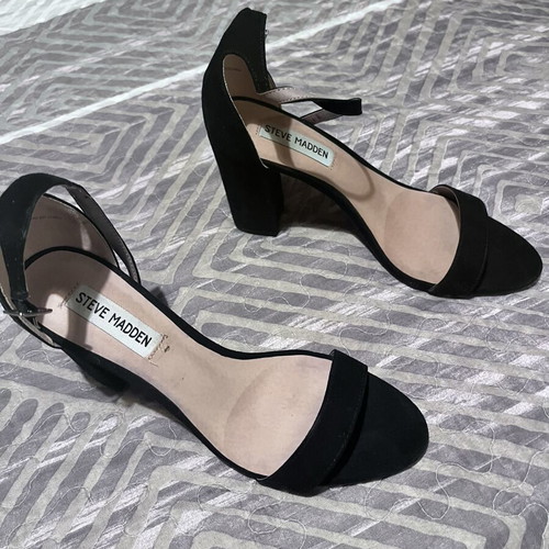 Steve Madden classic women's sandals size 38 like new, black