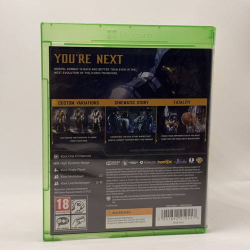Mortal Kombat 11 Xbox One used action adventure game