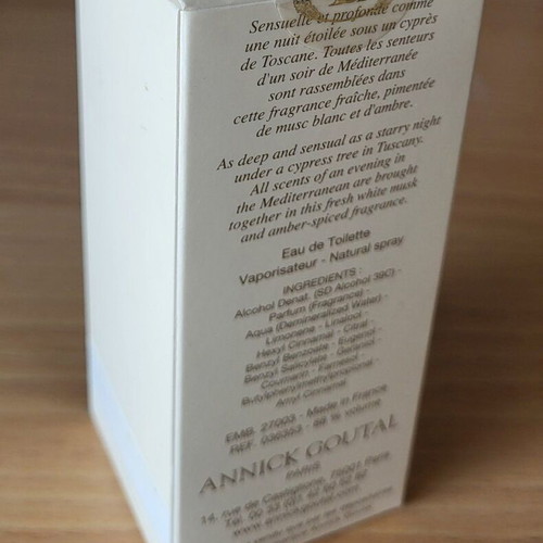 Annick Goutal Les Nuits d'Hadrien 50ml new Eau de Toilette perfume