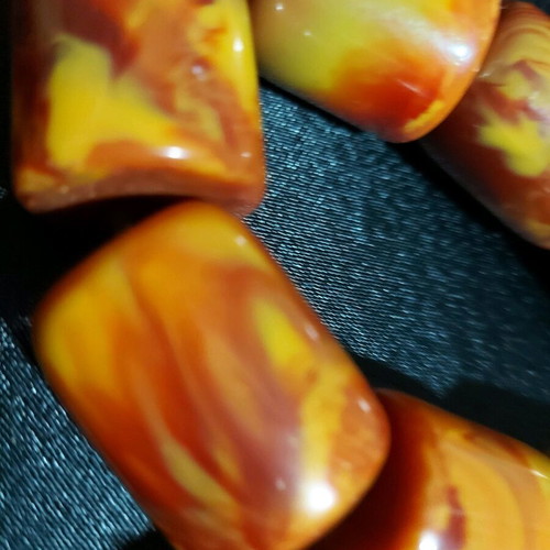 Large decorative worry beads new, plastic resin
