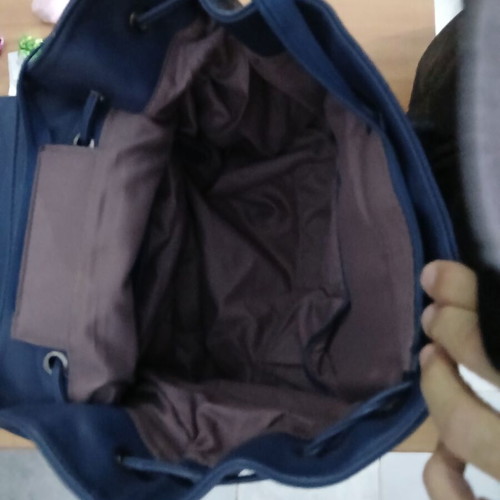 Women's blue backpack like new, barely used