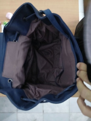 Women's blue backpack like new, barely used