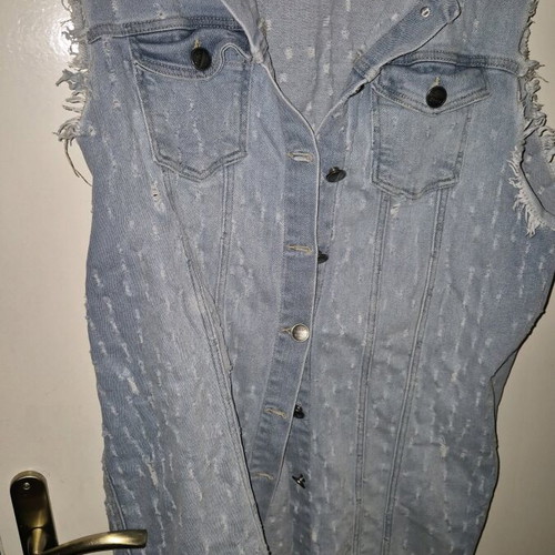 Τζην αμάνικο Mat Fashion σαν καινούργιο, μπλε