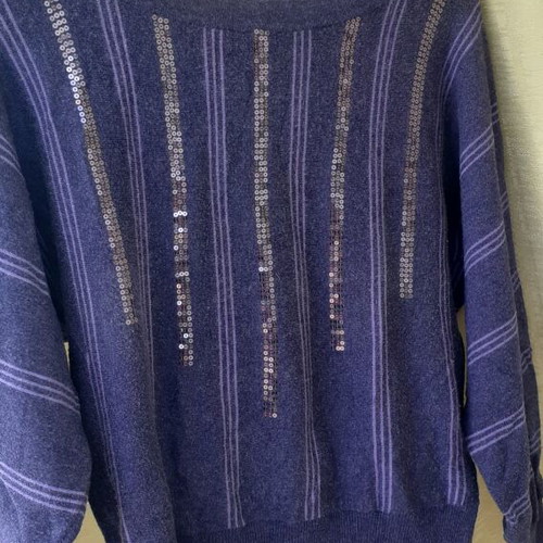 Purple thin pullover used, size M/L