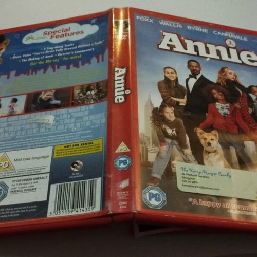 Annie DVD with English subtitles like new