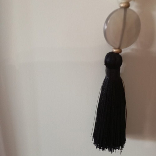 Handmade long necklaces new, black and brown