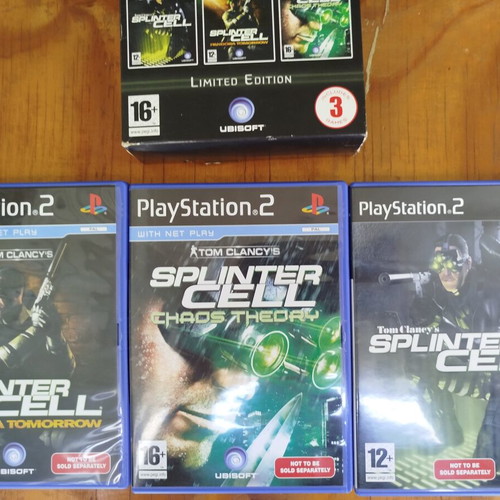 Splinter Cell Trilogy PS2 game, excellent condition