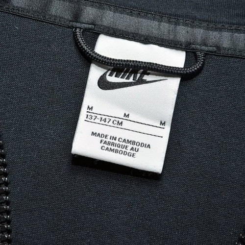 Nike Tech Fleece black jacket used, size 146 cm