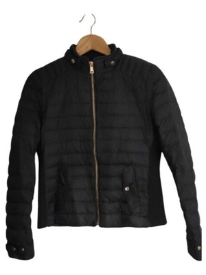 Zara puffy quilted jacket with down used, size L, dark blue
