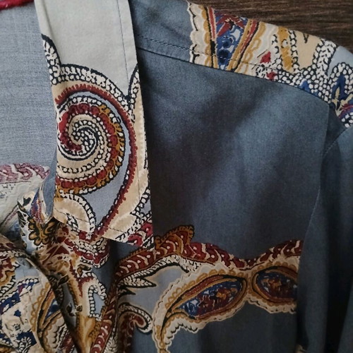 Shirt with paisley pattern like new, multicolor, size M